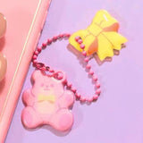 HULIANFU Kawaii Bear photo album 3 Inch Love Heart Hollow Kpop Card Binder Name Card Book Photo Album Card Photocard ID Holder 40 Pockets