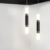 HULIANFU Led Pendant Light Dual light Sources Shine Up and Down Droplight Fixture Kitchen Island Dining Room Shop Bar Counter Decoration