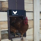 HULIANFU Smart Control Automatic Chicken Coop Door Light Sensor Smart Chick House Door Pets Dog Animal Cage for Door Pets Accessories