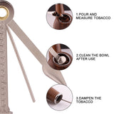 HULIANFU Resin Smoking Tobacco Pipe Set Classic Wooden  Herb Grinder Pipe Smoking Chimney Filter Gift for Smoke Accessories