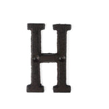 HULIANFU Metal Letters Numbers Cast Iron Decoration House Sign Doorplate DIY Cafe Wall CLH@8
