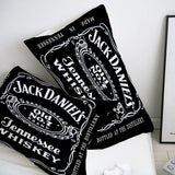HULIANFU Interesting Cartoon Whisky Bedding Set Jack Daniels Duvet Cover Set Pillowcase Comforter Sets For Aldults Gift US EU AU UK Size