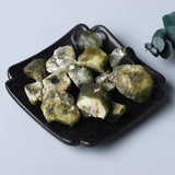 HULIANFU Natural Crystal Quartz Coarse Mineral Specimen, Rose Crystal, Irregular Shape, Rough Rock, Reiki Healing Stone Home Decoration