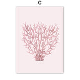 HULIANFU Pink Flower Dahlia Peony Coral Corridor Quotes Wall Art Canvas Painting Nordic Posters And Prints Wall Pictures For Living Room