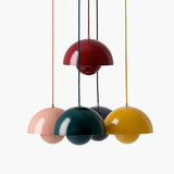 HULIANFU Restaurant Pendant Light Kitchen Pendant Lamp Dining room LED Light Modern Hanging Light for Bedroom Living room Nordic 7 Color