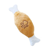 HULIANFU Puppy Dog Plush Squeaky Toys for Small Medium Dogs Bone Aggressive Chewers for Pet Cat Products Puppy Accessories