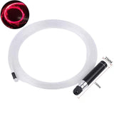 HULIANFU LED Sparkle Whip Led Fiber Optic Whip Glow Stick Luminous Hand Strap Light Up Super Bright Toy Dance Show Performance Multicolor