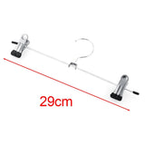 HULIANFU New 10x Stainless Steel Clip Clothes Stand Hanger Pants Skirt Clothes Grip
