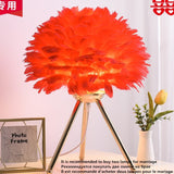 HULIANFU table lamps for bedroom modern luxury living room led feather lamp for bedroom bedside lamp desk lamp aesthetic girl cute nordic