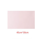 HULIANFU Rectangular Table Mat PU Leather Placemat  Waterproof Greaseproof  Pad Kitchen for Dining Anti-Scalding Insulation
