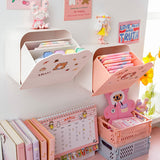HULIANFU W&amp;G Toilet Organizer Adhesive Large Storage Box Sanitary Napkin Organizer for Cosmetics Decorative Box Bathroom Accessories