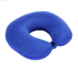 HULIANFU U-shaped Travel Pillow Soft Pillow Cushion To Protect The Neck and Cervical Spine Plush Pillowcase for Outdoor Travel Aircraft