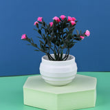 HULIANFU Mini Artificial Aloe Plants Bonsai Small Simulated Tree Pot Plants Fake Flowers Office Table Potted Ornaments Home Garden Decor
