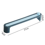 HULIANFU New Wall Mounted Shoe Rack Bathroom Home Shoe Organizer Space Saving Slippers Hanger Punch-free Wall Hanging Storage Rack