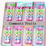 HULIANFU Round Multicolor Fun 10 Pcs Cute Panda Child DIY Scrapbook Kids Stamp Cartoon Rubber Stamps Scrapbooking Reward Toy