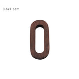 HULIANFU NEW Nordic Style Black Walnut Letter Decorative Letters Combination Wall Decoration DIY Letter Home Decoration Wooden Alphabet