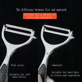 HULIANFU MHNTLOS Stainless Steel Multi-function Vegetable Peeler&ampJulienne Cutter Julienne Peeler Potato Carrot Grater Kitchen Tool