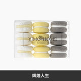 HULIANFU Simulation macaron model fake cake cream children birthday party photo decoration wedding dessert window decoration ornaments