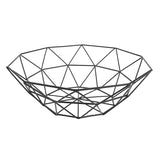 HULIANFU Kitchen Basket Container Bowl Metal Wire Basket Kitchen Drain Rack Fruit Vegetable Storage Holder Snack Tray Storage Bowl