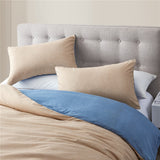 HULIANFU Modern Solid Color Duvet Cover Sets Pillowcase Quilt Covers Sets Bedding Sets for Bedroom Soft Bedclothes Double Queen King
