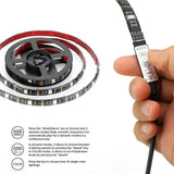 HULIANFU LED Strip Light USB 2835SMD DC 5V Flexible LED Lamp Tape Ribbon RGB 0.5M 1M 2M 3M 4M 5M Backlight