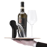 HULIANFU Premium Zinc Alloy Wine Bottle Opener Handle Pressure Red Wine Opener Lever Corkscrew for Wine Kitchen Bar Tools