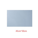 HULIANFU Rectangular Table Mat PU Leather Placemat  Waterproof Greaseproof  Pad Kitchen for Dining Anti-Scalding Insulation