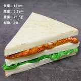 HULIANFU Simulation Fried Chicken Model Food Photo Prop Artificial Hamburger Fake French Fries Cake Funny Toys Fast Food Shop Display Dec