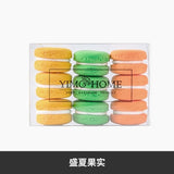HULIANFU Simulation macaron model fake cake cream children birthday party photo decoration wedding dessert window decoration ornaments