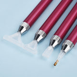 HULIANFU Point Drill Pen Square Round Diamond Painting Tool Lighting Diamond Pens 5D Painting with Diamonds Accessories Christmas Gift