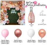 HULIANFU Wedding Balloon Kit Balloons Arch Decoration Birthday Baby Shower Party Birthday Wedding Balloon Decoration Balloons Sets Arch