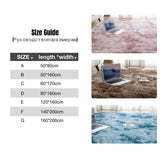 HULIANFU Thick Carpet for Living Room Plush Rug Children Bed Room Fluffy Floor Carpets Window Bedside Home Decor Rugs Soft Velvet Mat