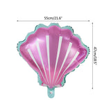 HULIANFU Little Mermaid Party Balloons 32inch Number Foil Balloon Kids Birthday Party Decoration Supplies Baby Shower Decor Helium Globos