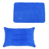 HULIANFU Portable Ultralight Inflatable PVC Nylon Air Pillows Camping Sleep Cushion Travel Hiking Beach Car Plane Head Rest Camp Gears