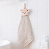 HULIANFU Soft Baby Towel Cartoon Animal Hand Towel Hanging Face Towel Cute Absorbent Bathing Towel For Bathroom Kitchen Quick Dry Towel