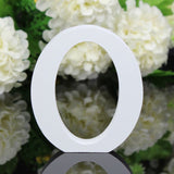 HULIANFU White Wood Letter Alphabet DIY Personalised Name Design Art Crafts Free Standing Xmas Birthday Wedding Party Home Decoration