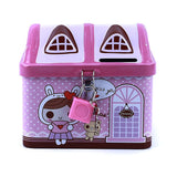 HULIANFU Small House Cute Piggy Bank Money Box Tinplate Saving Bank Best Gift For Children Money Saving Banks Gift