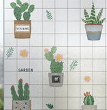 HULIANFU Landscape pastoral pattern window frosted glass sticker opaque toilet anti-lighting bathroom film anti-peep shading window paper