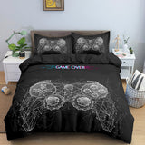 HULIANFU 3D Printed Bedding Set Unisex Adults Teens Game Queen King Single Duvet Cover With Pillowcase Bedclothes