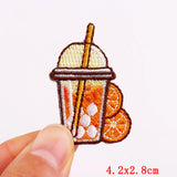 HULIANFU Mushroom Applique Embroidered Patches On Kids Clothes DIY Iron On Patches Cartoon Patches For Clothing Stickers Animal Badges