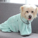 HULIANFU Pet Absorbent Towel Dog Bathrobe Xs-M Pet Dog Bath Towel For Small Medium Large Dogs Microfiber Super Absorbent Pet Drying Towel