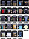HULIANFU   Zip Lock Plastic Bags Transparent Packaging Poly Ziplock Bag Pouch 100 pcs