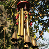 HULIANFU Outdoor Living Wind Chimes Yard Garden Tubes Bells Copper Antique Windchime Wall Hanging Home Decor Decoration wind chimes
