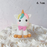 HULIANFU Unicorn Cake Topper Unicorn Brithday Party Supplies Unicorn Brithday Cake Decor 1st Girl Birthday Party Unicornion