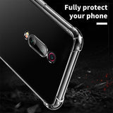 HULIANFU Transparent Phone Case For Xiaomi Mi 9T Poco M3 X3 Pro F3TPU Cover Case Redmi K20 Pro for Mi 12 Pro 11 Ultra Lite Poco X4 M4 pro
