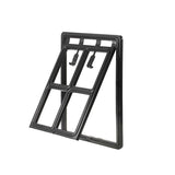 HULIANFU Pet Accessories Two Size Black Dog Gate Quiet Out and In Puppy Cats Door Easy To Install Light Weight Suitable for Large Pets