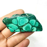 HULIANFU Natural Rock Zambian Malachite Rough Stone Specimen Home Spirit Decoration Life Crystal Gift Anti-decay and Negative Energy