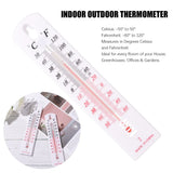 HULIANFU New Accurate Indoor Outdoor Temperature Meter Office Room Wall Hang Greenhouse Thermometer Humidity Meter