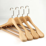 HULIANFU  Wood Clothes Rack Solid Wood Hanger Non-Slip Hangers Clothes Hangers Shirts Sweaters Dress Hanger Drying Rack for Home