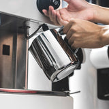 HULIANFU Stainless Steel Milk Frothing Pitcher Espresso Steam Coffee Barista Craft Latte Cappuccino Milk Cream Cup Frothing Jug Pitcher